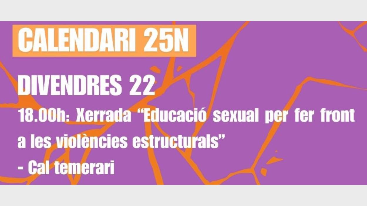 Xerrada: 'Educaci sexual per fer front a les violncies estructurals'